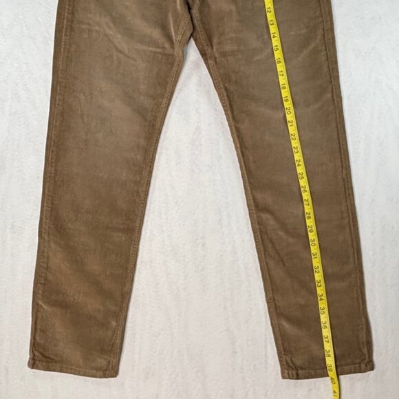 Flint and Tinder Men's 31x30 Brown Corduroy Tapered Fit Pants Easy New Huckberry - Picture 3 of 12